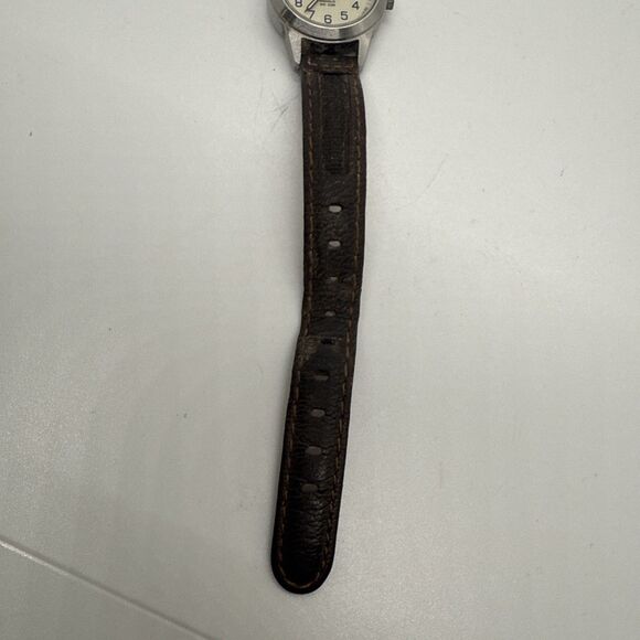 Timex Expedition Women T41181 Dress Leather Quartz Analog 25mm Watch New Battery - Picture 8 of 9